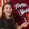 Ayu Ting Ting cantik saat ulang tahun