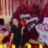 Ayu Ting Ting ultah dekorasi merah