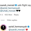 azriel hermansyah sarah menzel