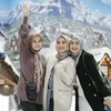 baby athar anak citra kirana main salju