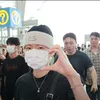 Baekhyun EXO di Bandara Menuju Indonesia