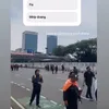 Potret Berllianna Lovell Turun ke Jalan