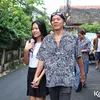 Potret Bimbim Slank Mencoblos di Pemilu 2024