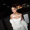 potret cantik Marion Jola pakai baju putih