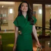 Raline Shah pakai dress hijau