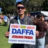 Daffa Wardhana Marini Zumarnis Sydney Marathon