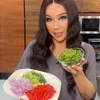 Dapur Modern dengan Perpaduan Warna yang Menarik
