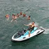 Denny Caknan dan Bella Bonita main jetski