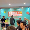 Potret Desta Menang Tanding Padel