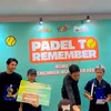 Potret Desta Menang Tanding Padel
