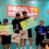 Potret Desta Menang Tanding Padel