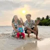 Potret Djiwa Anak Nadine Chandrawinata Main di Laut