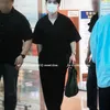 Doh Kyungsoo di Bandara Menuju Indonesia