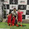 Riky F Saleh dan tiga anaknya