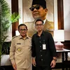 Riky F Saleh dan Pramono Anung foto bersama