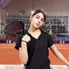 Elif anak Siti KDI main padel