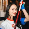 Erika Carlina Main Biliar Bareng Efren Reyes