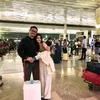 Ferry Maryadi Antar Leya Princi ke Bandara Mau ke Busan