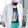 G-Dragon Pakai Hot Pants di Bandara