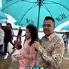 Raffi Ahmad dan Nagita Slavina Kondangan ke Kalimantan