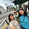 Hari pertama Marshanda di Korea