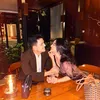 Glenca Chysara dan suami makan malam romantis