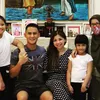 Potret Choky Sitohang dan Keluarga