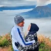 Mark Sungkar &amp; Santi liburan ke Bromo