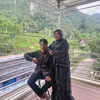 Rumah Lesti di Cianjut menghadap curug