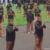 Potret Iko Uwais Pencak Silat di Depan Prabowo