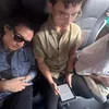 Jefri Nichol tertidur di dalam mobil.