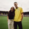 Jennifer Coppen &amp; Justin Hubner saat perkenalan di fortuna