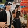 Jung Hae In dan Jung So Min di Bandara Bal