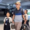 Ruben Onsu Antar Anak Sekolah