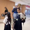 Ruben Onsu Antar Anak Sekolah