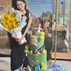 Terdapat Figur Azizah Sedang Bermain Padel di Kue Ulang Tahunnya