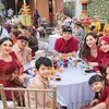 Potret keluarga Anang, Kris Dayanti, Aaliyah di pernikahan kakak Sarah Menzel