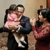 Keluarga Yudhoyono Kompak di Resepsi Rasyid Rajasa