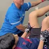 King Faaz didampingi personal trainer