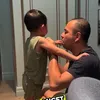 Kocak Raffi Ahmad Pasang Baju Rayyanza Kebalik