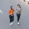 Alya Rohali dengan Anaknya Olahraga Lari