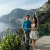Farah Quinn Liburan Italia Suami