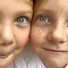 Potret Unik Mata Biru Anak-Anak Marissa Nasution