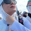 Potret Meisya Siregar Ikut Aksi Bela Palestina di Monas