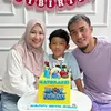 Okie Agustina dan Gunawan Dwi Cahyo Rayakan Ulang Tahun Anak