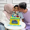 Okie Agustina dan Gunawan Dwi Cahyo Rayakan Ulang Tahun Anak