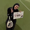 Potret Paula Verhoeven Juara 2 di Padel Fun Match