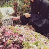 Sienna di makam ayah Marshanda