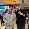 Iqbaal Ramadhan foto bareng Dante