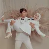 prewedding serba putih Lesti dan Rizky Billar